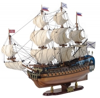 Корабль "Ингерманланд" 1715 г., 78x26x73 см.
