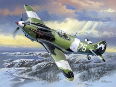 48091 ЛаГГ-3 1 серии, совесткий истребитель ІІ Мировой войны, масштаб 1:48
