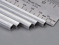 Квадратная алюминиевая трубка 3,2 мм, 1 шт