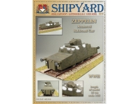 Zeppelin, Shipyard, бумажная модель бронедрезины масштаб 1:25