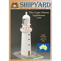 Cape Otway Lighthouse, Shipyard, бумажная модель маяка масштаб 1:87