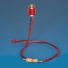 Мачтовый или кормовой фонарь, красный, действующий, 5,7 мм, 2 шт.