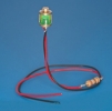 Мачтовый или кормовой фонарь, зеленый, действующий, 5,7 мм, 2 шт.