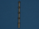 Леерная четырехрядная стойка, 15 мм, латунь, 4 шт
