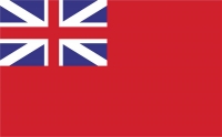 Кормовой флаг, Англия, 105х65 мм