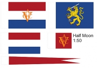 Набор морских флагов Голландии XVII века