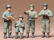 Американские танкисты (4 фигуры), масштаб 1:35