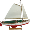 Сборная яхта ВОСТОК, конструктор из дерева с клеем