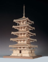5-ти Ярусная Пагода Horyuji масштаб 1:75