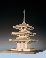 3-х Ярусная Пагода Horinji масштаб 1:75