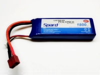 Аккумулятор Li-Po Spard 1800mAh, 11,1V, 30C, T‐plug