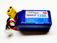 Аккумулятор Li-Po Spard 1350mAh, 14,8V, 45C, XT60