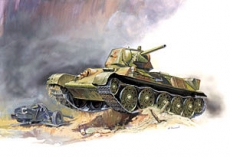 Советский средний танк Т-34/76 (обр. 1943 г.), масштаб 1:35