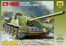 Советский истребитель танков СУ-100, масштаб 1:35
