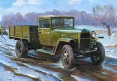 Советский армейский грузовик образца 1943 г. ГАЗ – ММ, масштаб 1:35