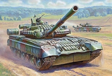 Т-80БВ, масштаб 1:35