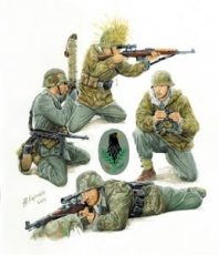 Фигуры Немецкие снайперы, масштаб 1:35