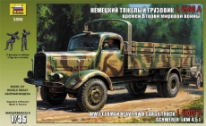 Немецкий тяжелый грузовик времен Второй Мировой Войны «L 4500A», масштаб 1:35