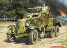 Советский бронеавтомобиль БА-10, масштаб 1:35
