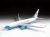 Сборная модель ZVEZDA Пассажирский авиалайнер Боинг 737-700 С-40B, 1/144