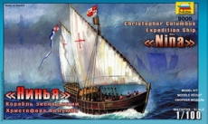Корабль Христофора Колумба “Нинья”, масштаб 1:100