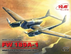 72291 Самолёт разведчик FW 189A-1 II MB (ICM) 1/72