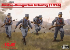 35673 Австро-Венгерская пехота (1914 г.) 4 фигуры (ICM) 1/35