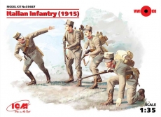 35687 Пехота Италии (1915 г.) (4 фигуры) (ICM) 1/35