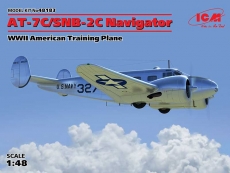 48183 Самолет AT-7C/SNB-2C Navigator армейский учебный II MB (ICM) 1/48