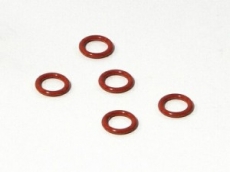 Кольцо уплотнительное 4.5x6.6мм (красное/силикон) SS-045 5шт