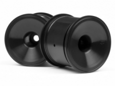 Диски колесные (Т-10) Dish Wheel Black (2.2in/2pcs)