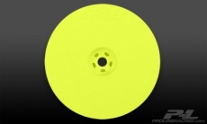 Диски колес задние Velocity 2.2 (желтые) для багги масштаба 1:10 2шт (RB5/B4.1)