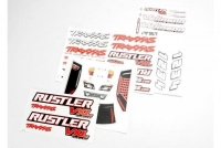 Комплект наклеек для корпуса автомодели Traxxas Rustler VXL