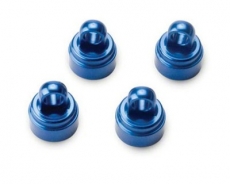 Алюминиевые крышки амортизаторов для автомоделей Traxxas (синие) 4шт