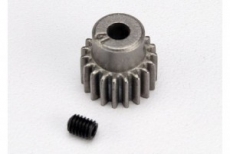 Шестерня электромотора (металл) 19 зубцов шаг 48 с винтом крепления для моделей Traxxas 1:16 1шт