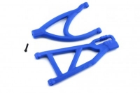 Рычаг подвески задний верхний/нижний (пластик/синий) для Traxxas Revo 2 шт