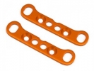 Крепление рычагов подвески A 38мм (алюминий, анодир. в оранжевый) для моделей HPI 1:10 2шт