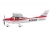 Радиоуправляемый самолет Top RC Cessna 182 400 class красная 965мм 2.4G 4-ch PNP